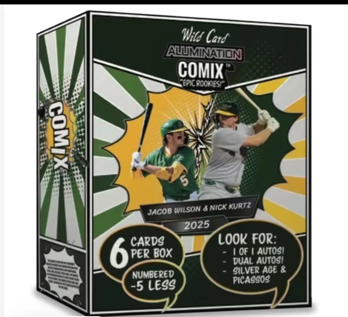 2025 Wild Card Alumination Comix Epic Rookies Jacob Wilson & Nick