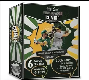 2025 Wild Card Alumination Comix Epic Rookies Jacob Wilson & Nick Kurtz