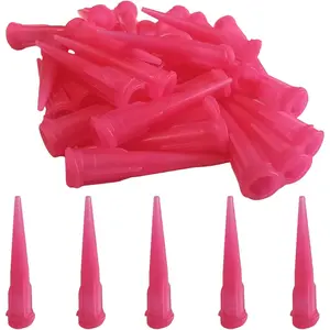 20GA TT Plastic Angled Dispensing Needles 120pcs with Tapered Tip Precision Glue Applicator Tips
