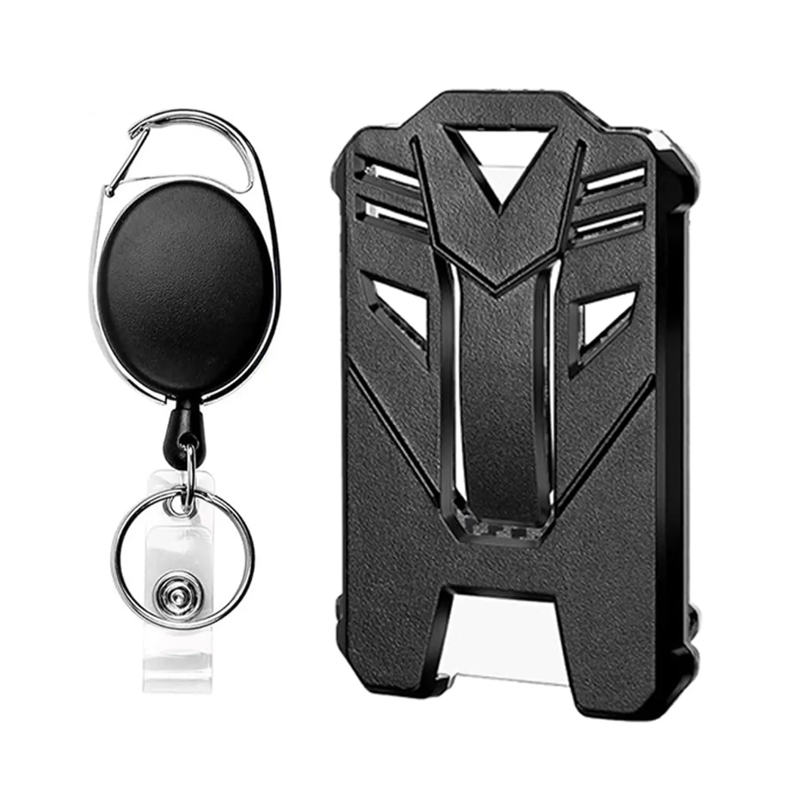 Adjustable Card Holder, Dual-Use Clip and Hang Design, Versatile Storage Solution, Perfect for Organizing Cards and Small Items
