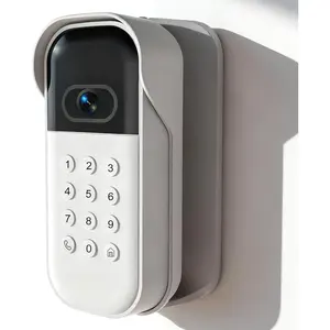 Hardware tools Swivel Mount for myQ Smart Garage Video Keypad, Weatherproof Angle Mounting Bracket for myQ, Left/Right Swivel for Wide Viewing Range (Video Keypad is NOT Included) (White)