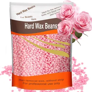 Up to 2lb Bikini Star Hard Wax Beads –  Sensitive Skin Formula for Brazilian, Face, Legs, Underarms, Bikini – Gentle At-Home Wax for Coarse Hair – Salon Quality Wax – Smooth Body Care – Hair Removal Waxing