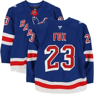 Adam Fox New York Rangers Game-Used #23 Blue Set 2 Jersey from the 2025-26 NHL Season - Fanatics Authentic Certified