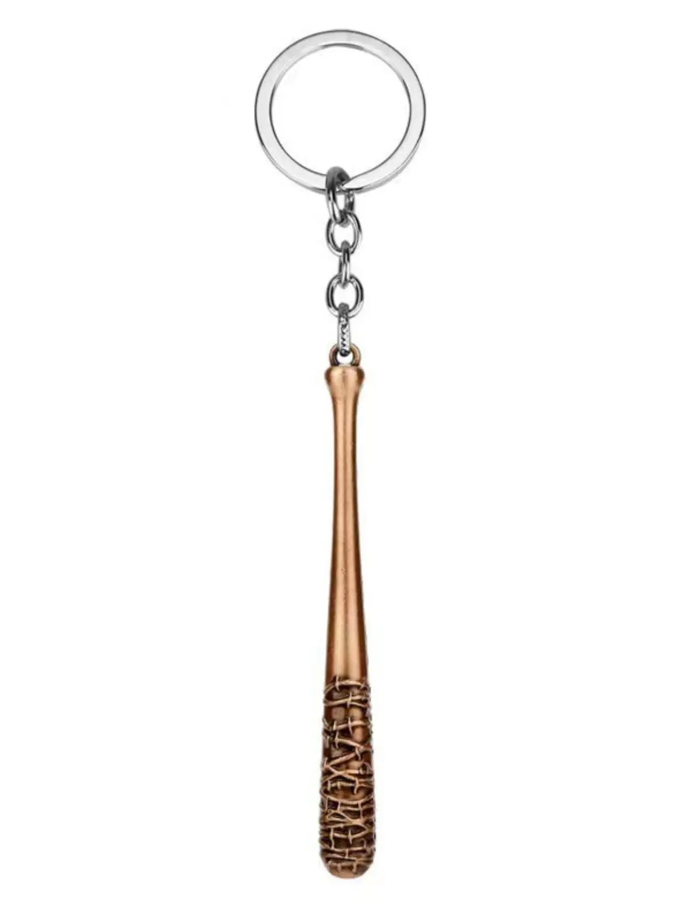 1pcs Walking Dead Lucy Negan Baseball Bat Keychain Pendant, Official Merchandise, Durable Accessory for Fans & Collectors, Keychain Collectibles