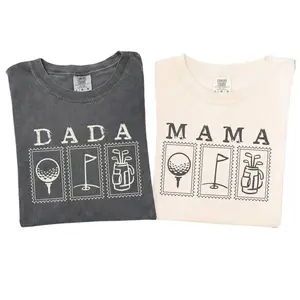 Comfort Colors Golf Themed 1st Birthday Tshirts for Family, Golf Birthday Shirts for Mom and Dad, Golf First Birthday Matching Family Tshirts, Full Size, Full Color