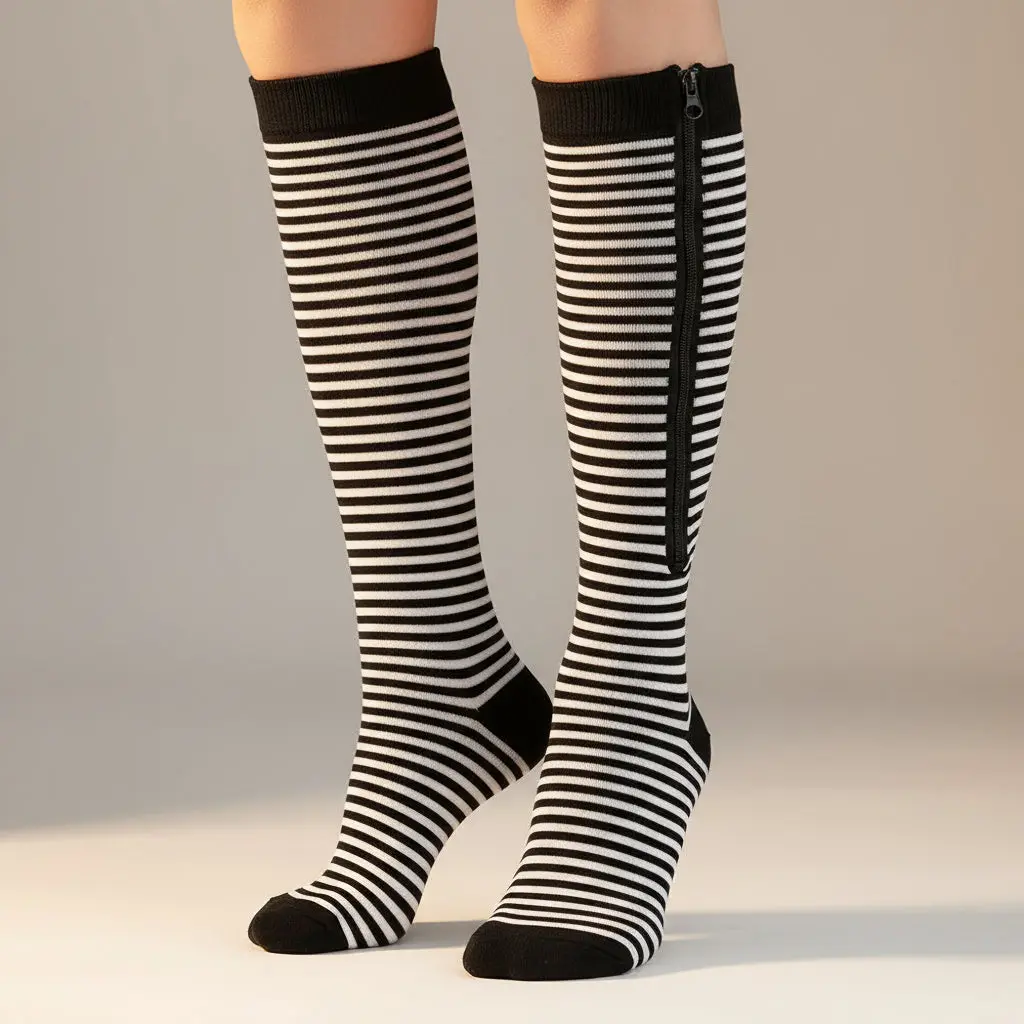 Medical Zipper Compression Socks