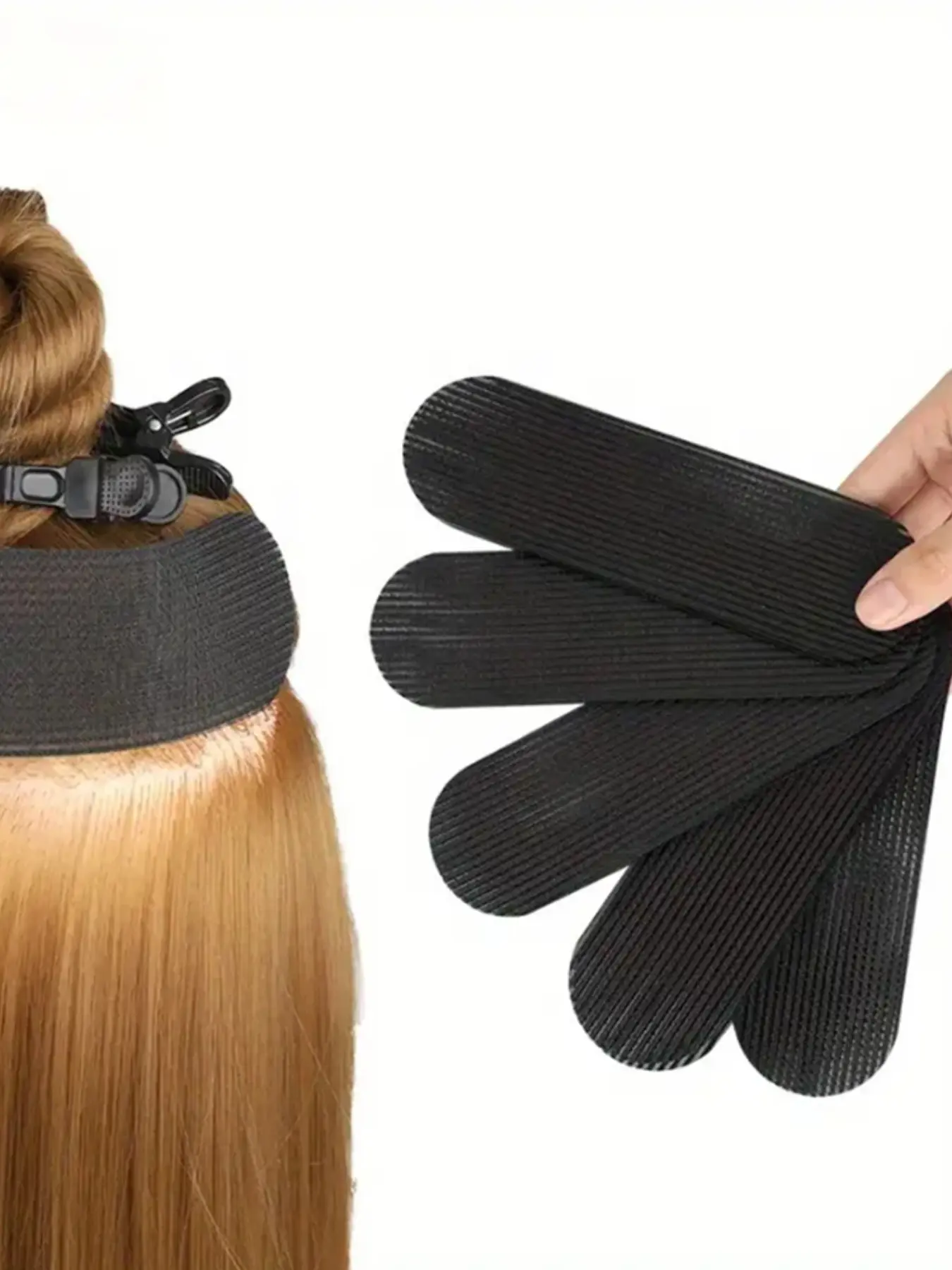 20 Pieces/10 Packs、10 Pieces/5 Packs 、6 Pieces/3Packs  Bangs Magic Tape, Durable Hair Styling Clips, Breathable Non-Heavy, Ideal for Extensions & Salon Use, Hair Styling Tool