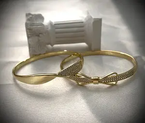 Hermosas pulseras en oro laminado 14k