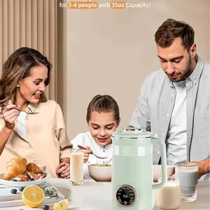 8-in-1 Nut Milk Maker for Almond Soy Oat Milk - 50oz Large Capacity, Delay Start, Self-Cleaning Blender, Ideal for Healthy Home Kitchens Enthusiasts