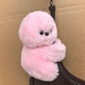 Mirumi Shy Cute Plush Robot Emotional Companion Bag Charm Silent Soft Stuffed Animal Pendant No Sound Electronics Calming Anxiety Relief Gift for Kids Adults Kawaii Desk Decor Trendy Accessory Purse Accessories Backpack Charm 2026 New