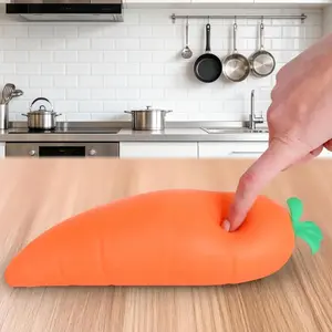 2026 king Toymendous Squishy Carrot - 5.7 Inch Stress Relief Toy for Kids Teens & Adults - Non Toxic Material - Squeeze Stretch Twist - Ideal for Sensory Play & On-the-Go Fun