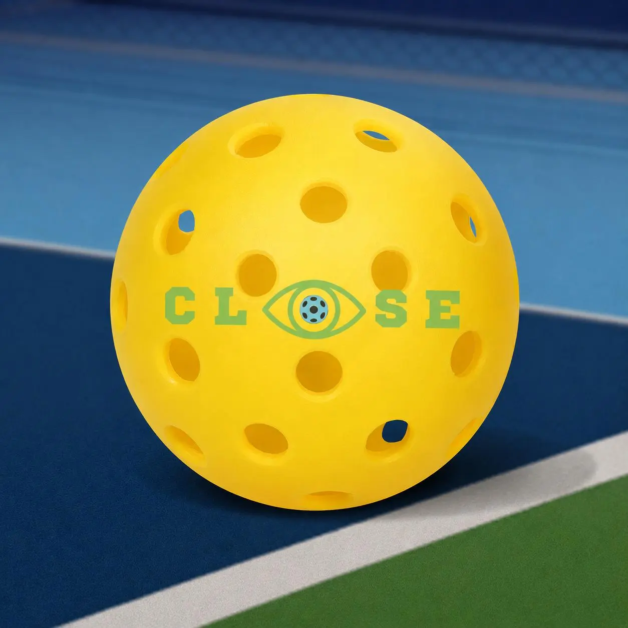 CLOSE Custom Pickleball Balls