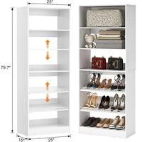 Closet System with Shoe Rack