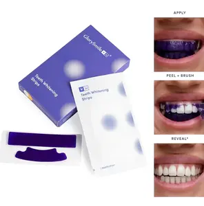 2boxesWhitening Strips, 7-day treatment (7 Packets - 2 Strips per pack)- Enamel-Safe Strips for Sensitive