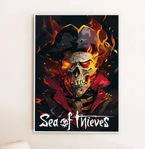 Sea Of Thieves Wall Art:Captain Flameheart, Pirate Life, Game Poster 45773 210