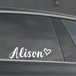 Custom Cursive Name Decal- Personalized Name Decoration Custom Cursive Name Decal- Personalized Name Decoration