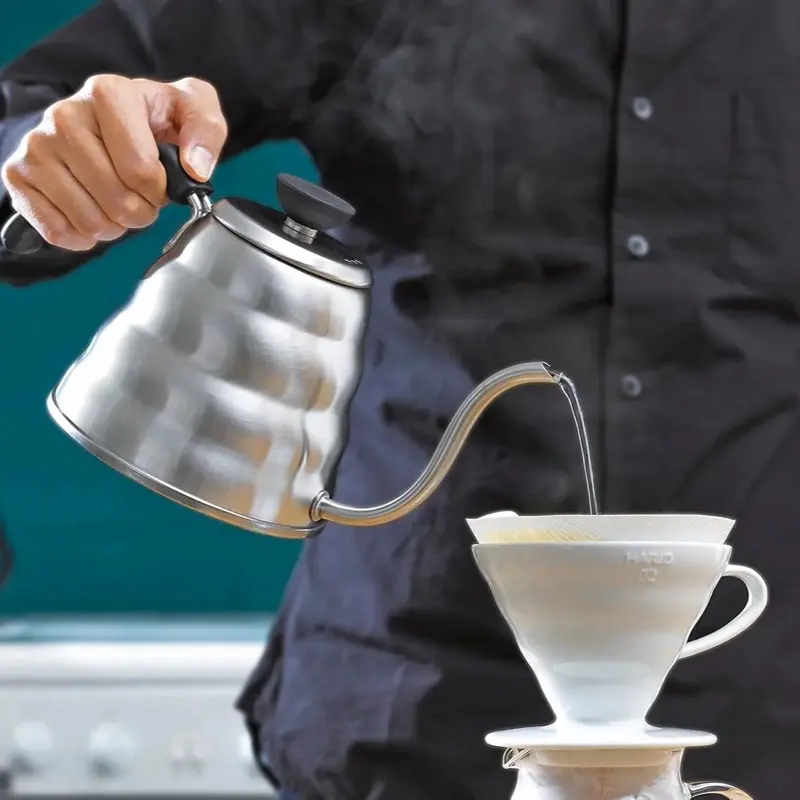 Hario V60 Buono Drip Kettle Stovetop Gooseneck Coffee kettle 1.2L Stain
