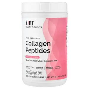 Zint Pure Grass-Fed Collagen Peptides, Unflavored, 32 oz (907 g)