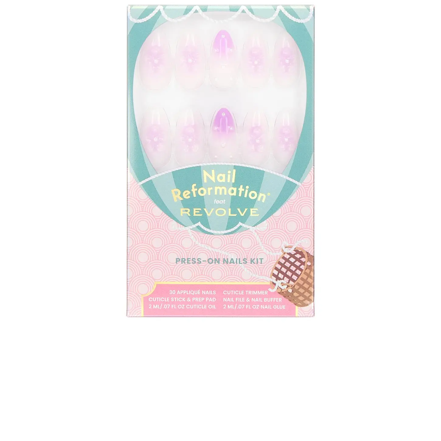 Nail Reformation x REVOLVE Dewy Lilac Press On Nails