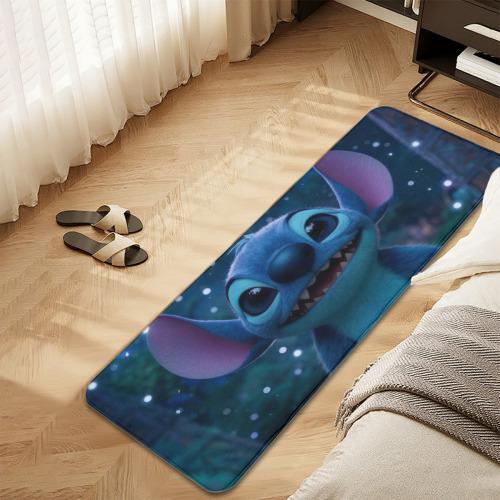 Disney Stitch Soft Floor Mat with Starry Night Design for Kids Room Decor Soft Material Playtime Friendly Ideal for Playtime and Relaxation