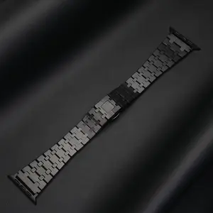 Stainless Steel Watch Band, Smart Watch Replacement Band, Wearable Accessories Compatible with Apple Watch Ultra 2 49mm 10 46mm iWatch Series 9 8 7 6 5 4 Smart Watch Straps
