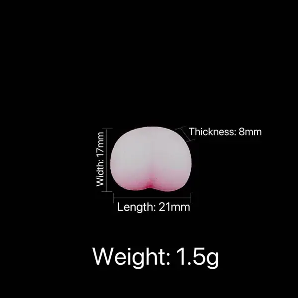 1 small stress-relief squishy toy.