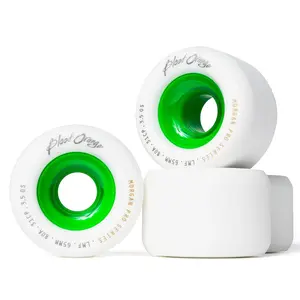 Blood Orange Longboard Wheels 65mm 80A Liam Morgan Pro Series White/Green