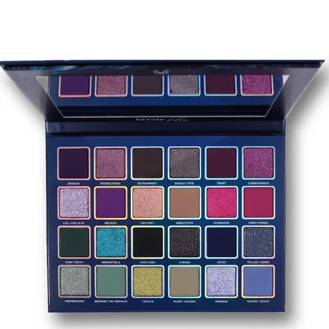 Beauty Below - Eye And Face Palette - 24 Vibrant Shades + Magnetic Pans