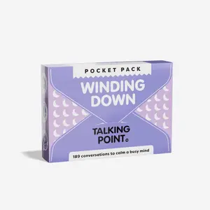 Pocket Pack: Winding Down | 150+ calming conversation prompts for cosy bedtimes | Good nights, better mornings | Talking Point Cards | Screen-free, stress-free