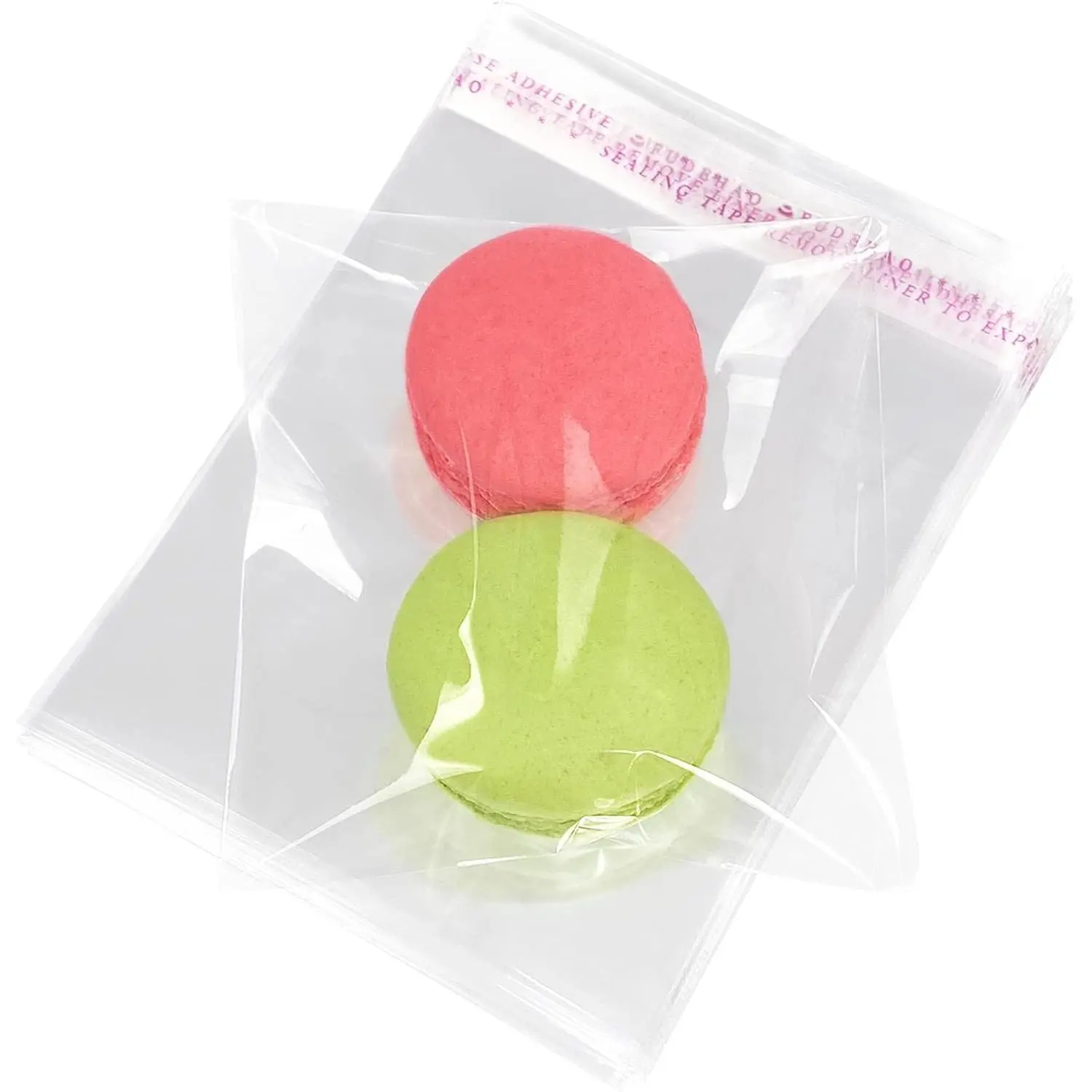 Self Sealing Cellophane Bags Self Adhesive,3x3 Inches Clear Resealable Cellophane Bags 200 count (Mini Size)
