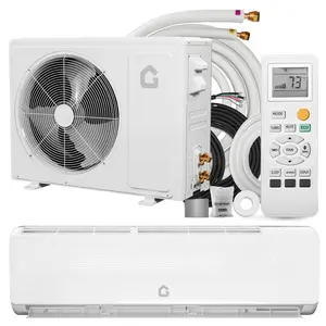 18000 BTU Mini Split AC & Heat Pump, 19 SEER2 Inverter, 230V, 6 Modes, Cools 1250 Sq. Ft, Install Kit