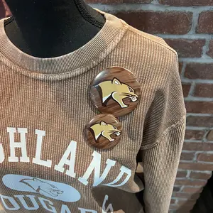 Cougar Head Game Day Button