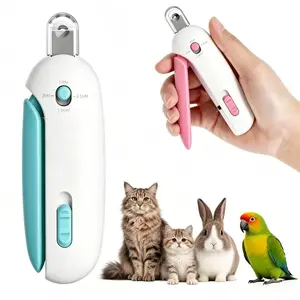 2026 New Cat Nail Clipper, Portable Cat Claw Cutter for Kitten, Adjustable Cat Nail Trimmer with Clipping Debris Storage, Hidden Nail File, Round Hole Blade, Ideal for Injury Free Grooming Tool for Small Pets