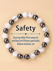 Natural Tourmaline Crystal Beaded Bracelet, Enhances Spirituality, Relieves Emotions, Perfect Gift for Friends, Chakra Healing Jewelry, Relief Bracelet