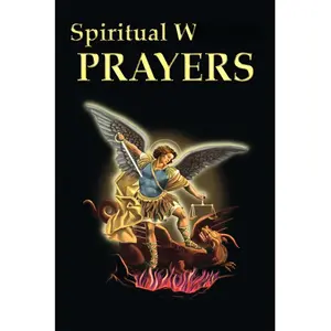 Valentine Publishing House Spiritual Warfare Prayers Book with Angel Illustration and Dragon Design