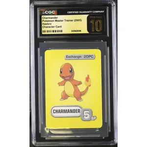 2005 Hasbro Master Trainer Charmander Character Card CGC PRISTINE 10 POP 1