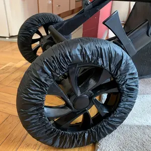 Baby Stroller Tire Dust Cover, Wheel Protector for Baby Strollers and Umbrella Strollers, Dirt and Dust Protection Accessory