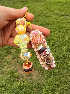 🍰💖 Decoden Comb Keychain – Sweets Edition 💖🍰