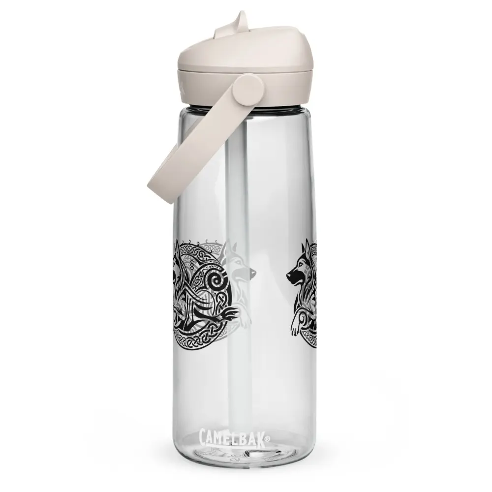 Celtic GSD Flip Straw Water Bottle