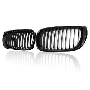 Black Kidney Grille for BMW E46 4-Door 2002-2005, Front Bumper Grille for 320i 325i 330i 325xi 330xi