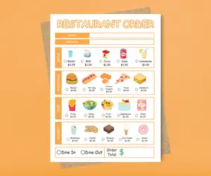 Kids Pretend Play Notepads