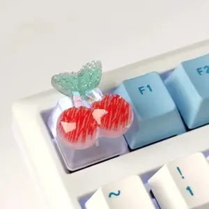 Cute Cherry Keycaps Gaming DIY ESC Keycap MX Switch Mechanical Keyboard Kawaii Key Cap Office Decoration