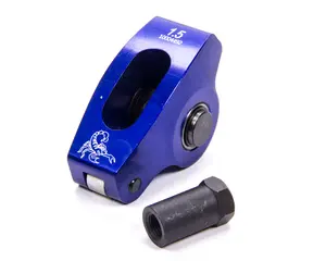 Scorpion Performance  Race Series Rocker Arm 0.43 in. Stud Mount 1.50 Ratio Full Roller - Small Block Chevy