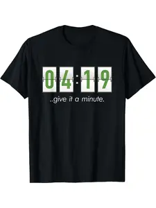 420 Clock 4:19 Subtle Stoner Graphic Tee - Marijuana Humor Cotton Shirt