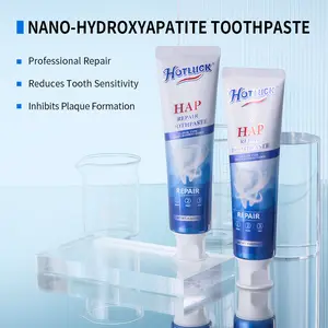 HAP Toothpaste with Hydroxyapatite-Enamel Strengthening, CavityPrevention, Fluoride-Free, WhiteningFormula, Gentle on Sensitive Teeth,Fresh Mint Flavor 1PCS