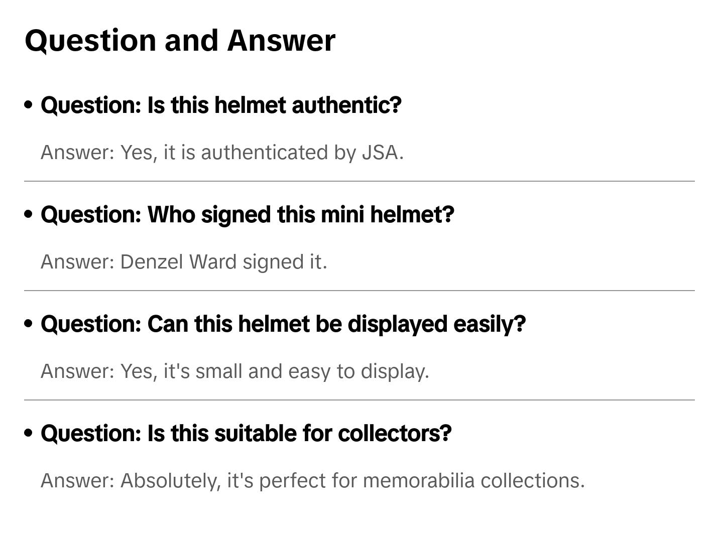 Denzel Ward Signed Cleveland Browns Mini Helmet JSA