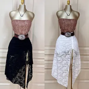 Stacy Lace Midi Skirt