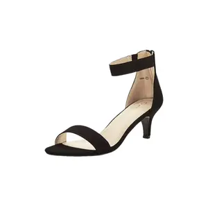 Dream Pairs Women's Wide Width Open Toe Kitten Heel Sandals