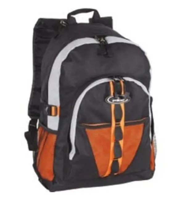 Everest Unisex High-Capacity Utility Backpack for Adults, 19W-12.5H-7L Dimensions, 3-Tone Design, Dual Mesh Side Pockets, Vertical Grab Strap, for Business & Daily Use, 19 W - 12.5 H - 7 L