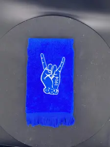 Phi Beta Sigma Hand Sign Towel – Custom Greek Embroidery Cotton Camera